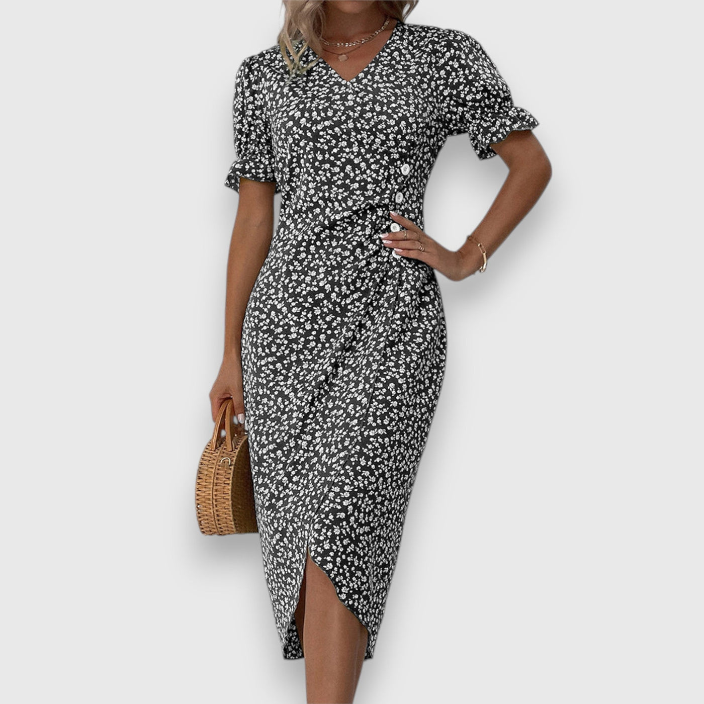 Tessina – Elegant Floral Dress