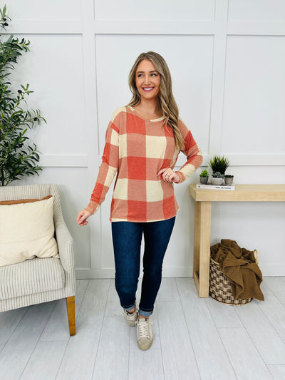 Charmed And Checked Sweater