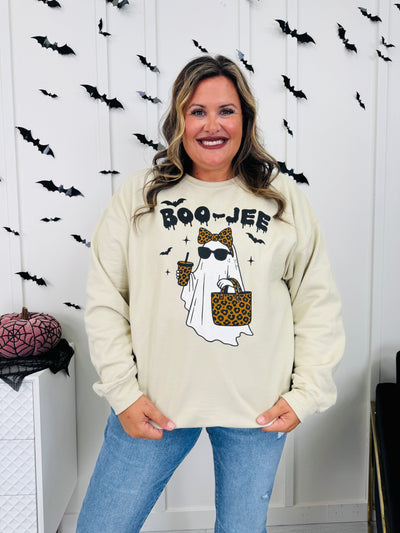 Boo-Jee Graphic Crewneck Sweatshirt-Multiple Colors!