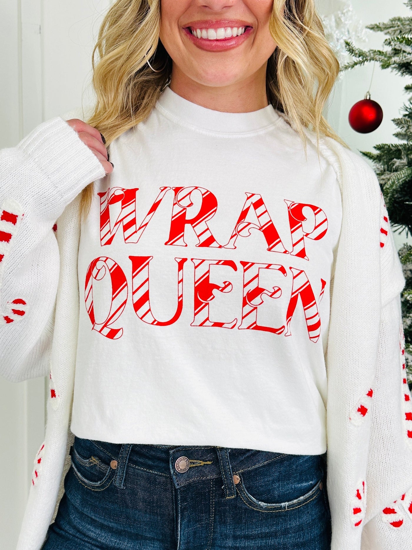 Candy Cane Lane Cardigan