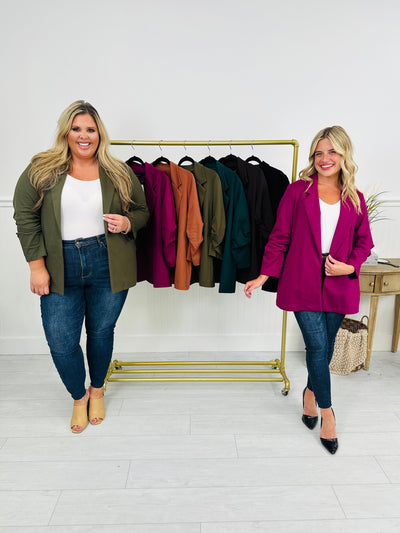 Best Selling Boss Lady Magic Blazer- Multiple Colors!