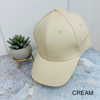 Baseball Hat- Multiple Colors!