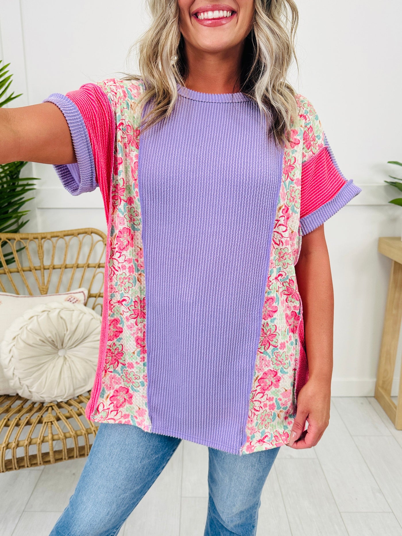 Buy Myself Flowers Top- Multiple Colors!