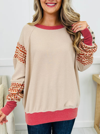 Buttoned Up Memories Pullover