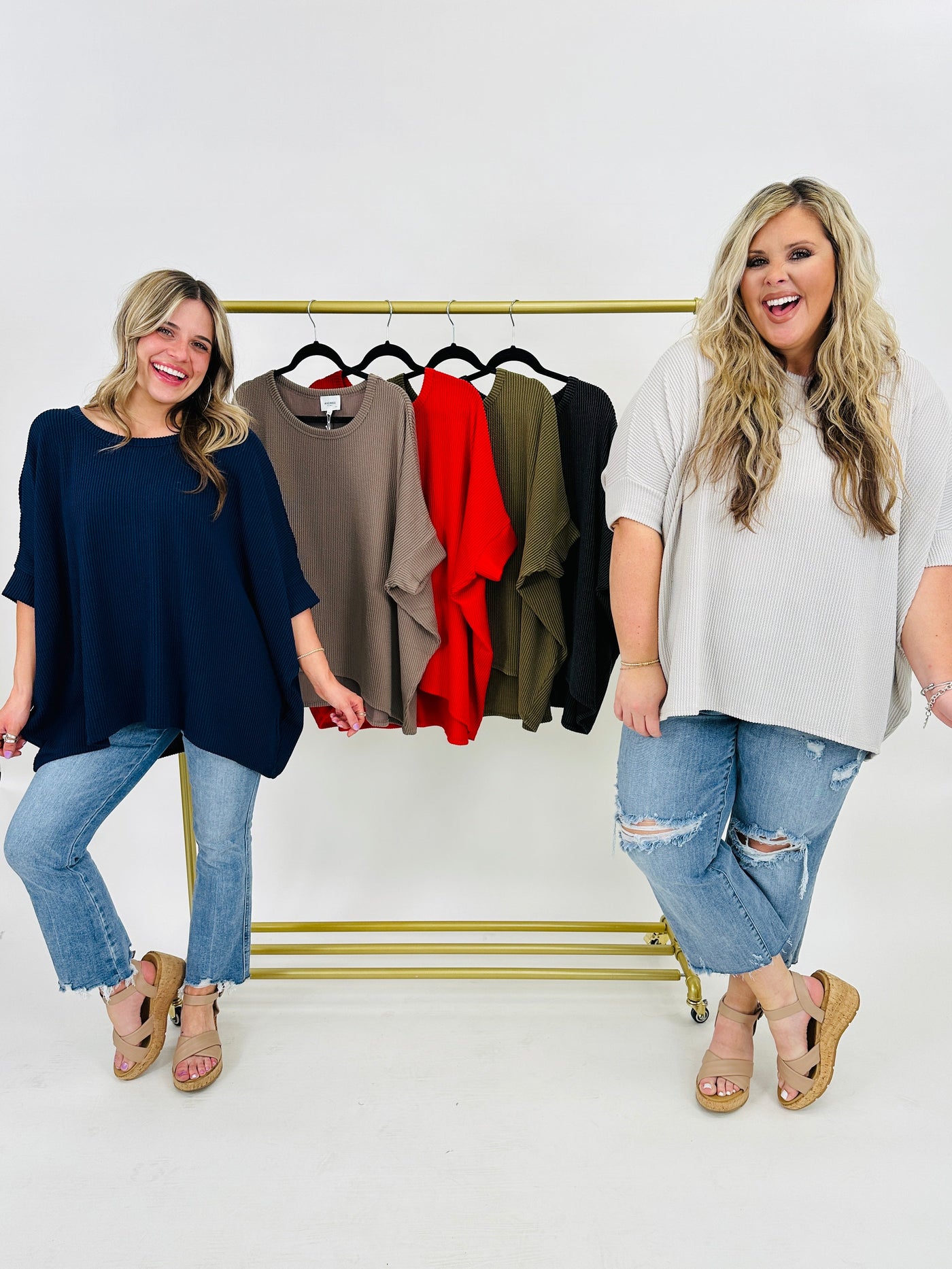 Casual Charm Top- Multiple Colors!