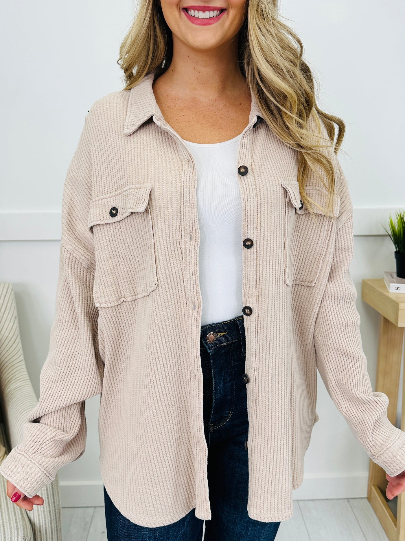 Borrowed Bliss Shacket- Multiple Colors!