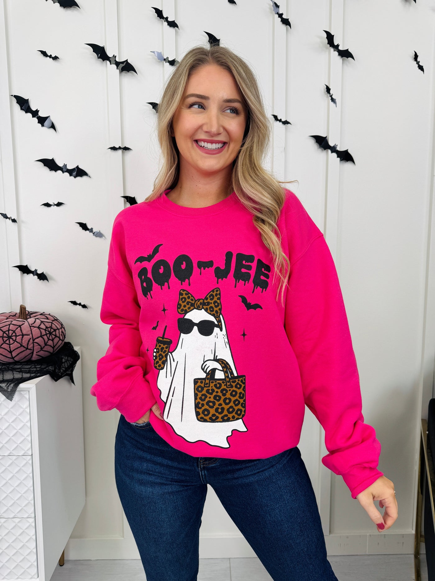Boo-Jee Graphic Crewneck Sweatshirt-Multiple Colors!