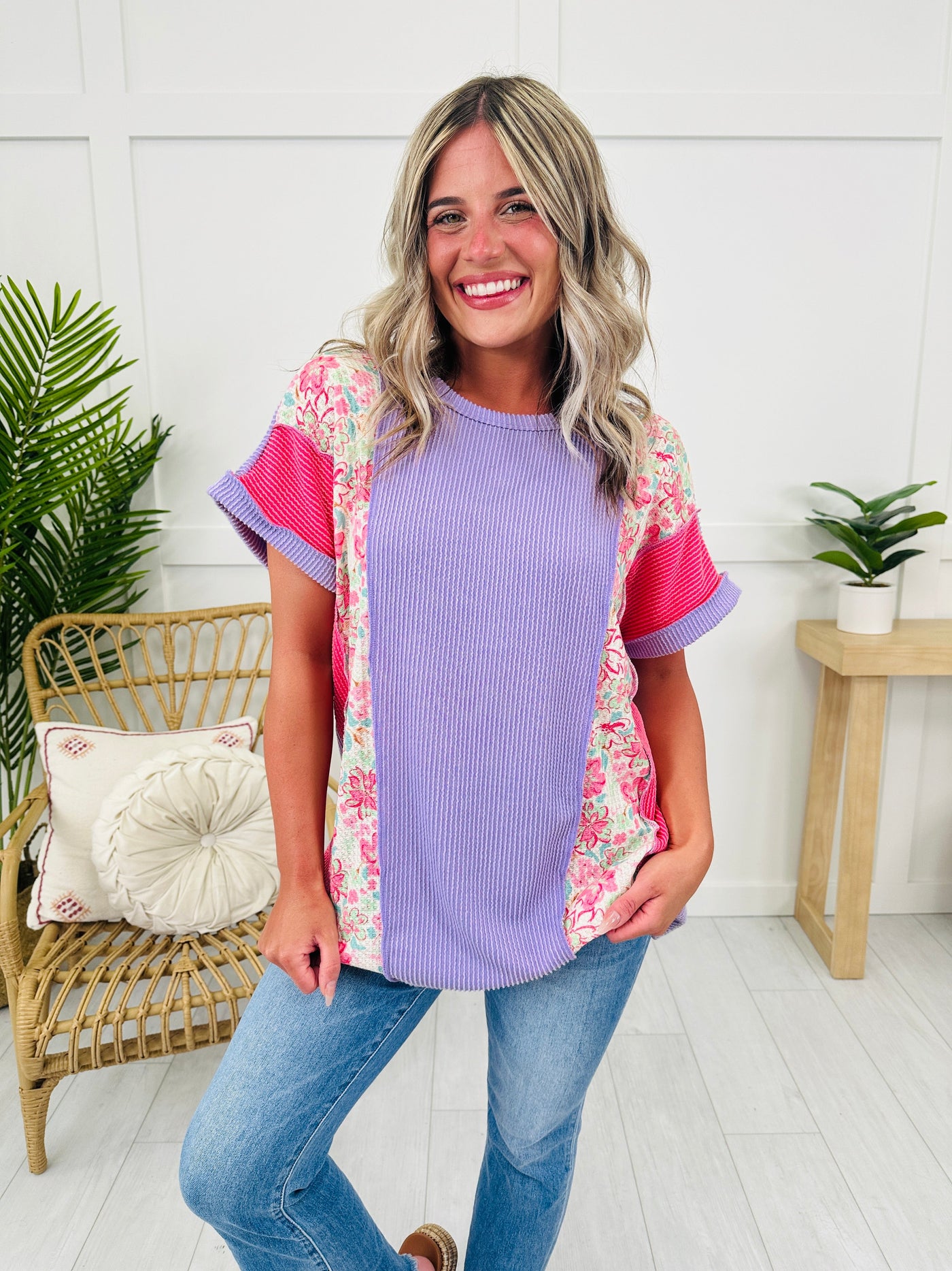 Buy Myself Flowers Top- Multiple Colors!