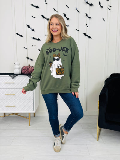Boo-Jee Graphic Crewneck Sweatshirt-Multiple Colors!