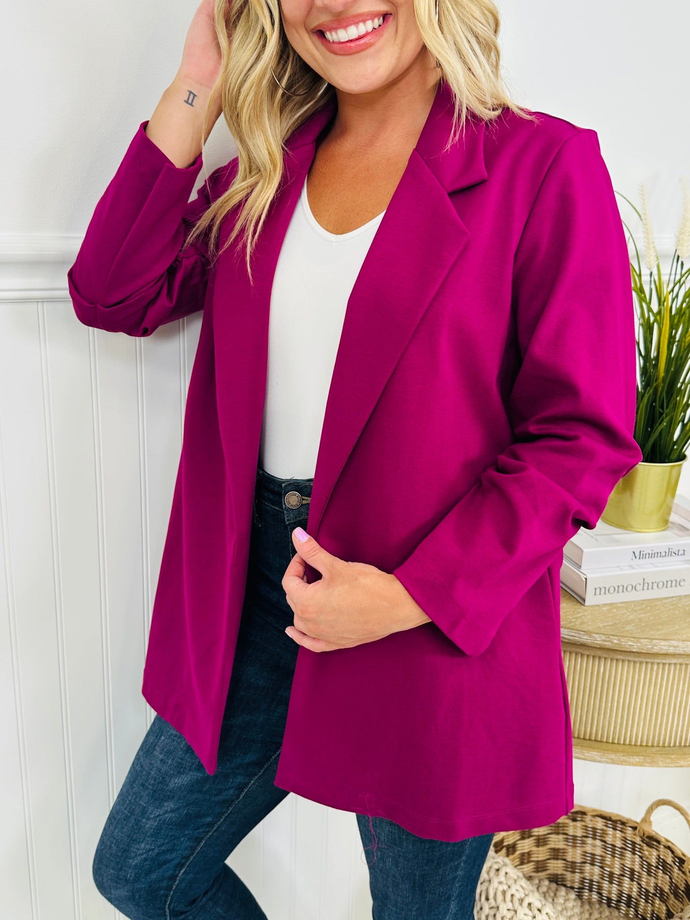 Best Selling Boss Lady Magic Blazer- Multiple Colors!