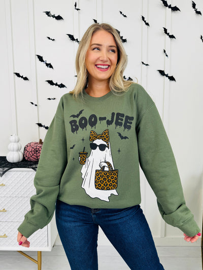 Boo-Jee Graphic Crewneck Sweatshirt-Multiple Colors!