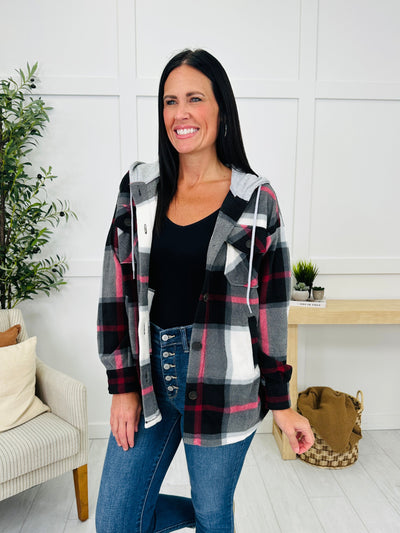 Cabin Whisper Shacket in Black