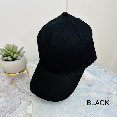 Baseball Hat- Multiple Colors!