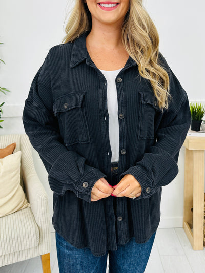 Borrowed Bliss Shacket- Multiple Colors!