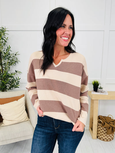 Aligned Harmony Sweater in Mocha