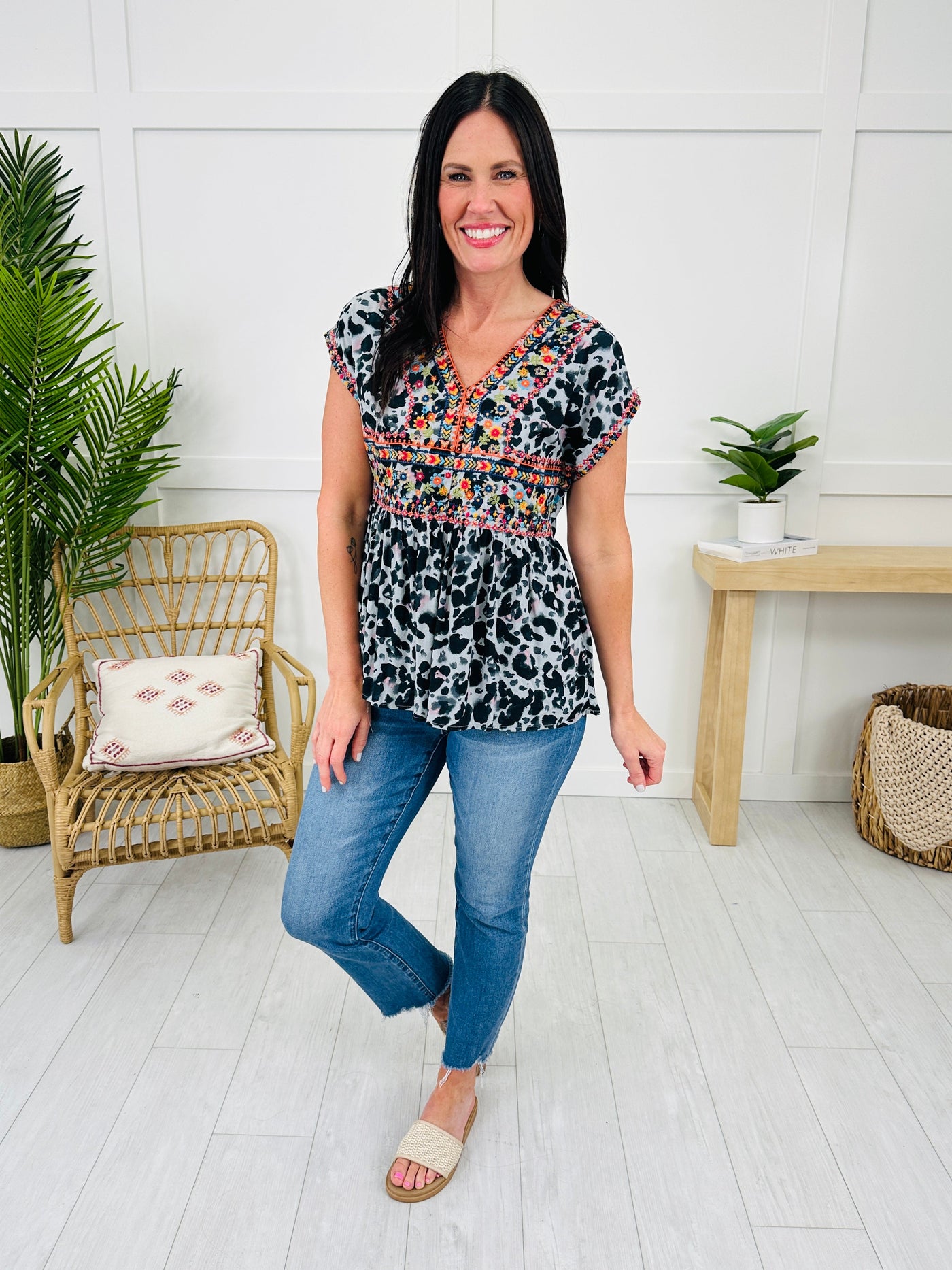 Bold And Blooming Top