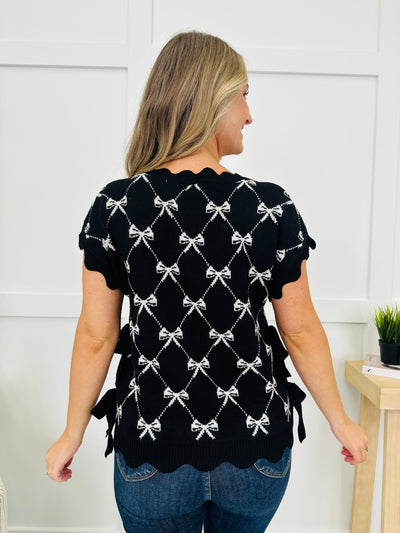 Bow To Perfection Top in Black