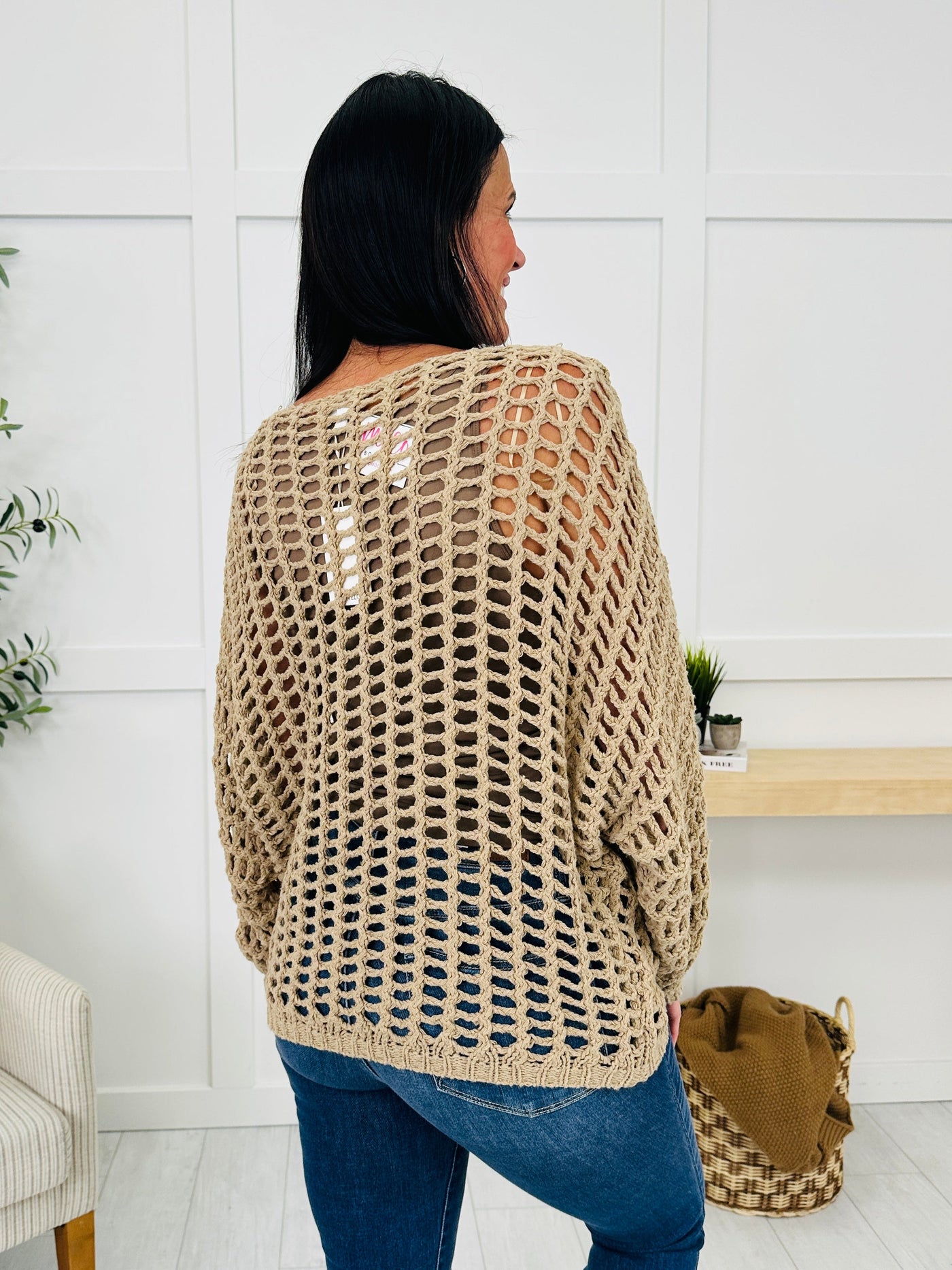 Airy Dream Top in Taupe