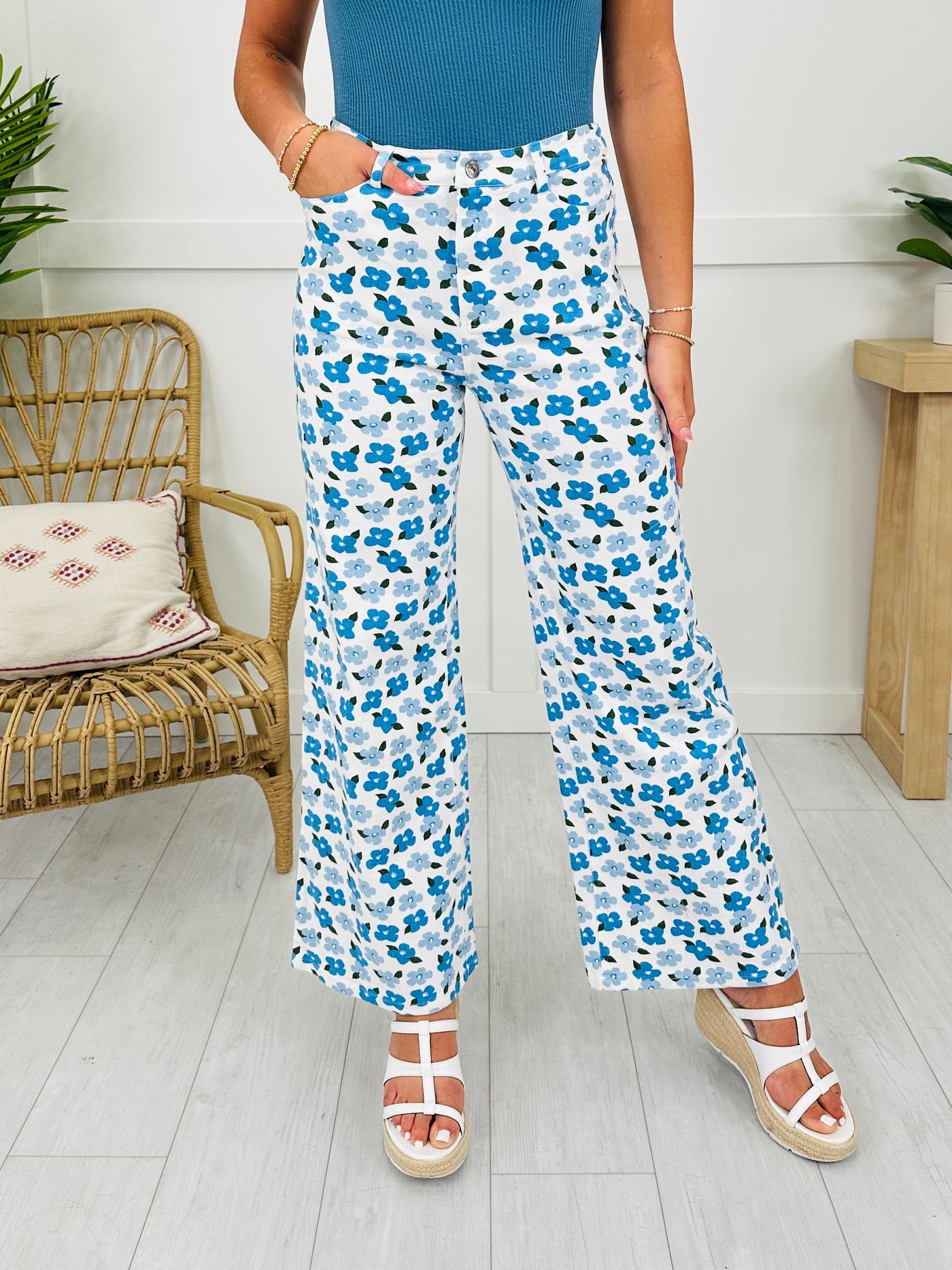 Blue Blossom Bottoms