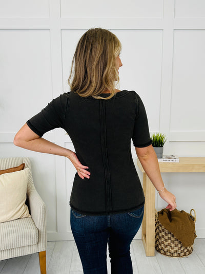 Buttoned Up Charm Top- Multiple Colors!