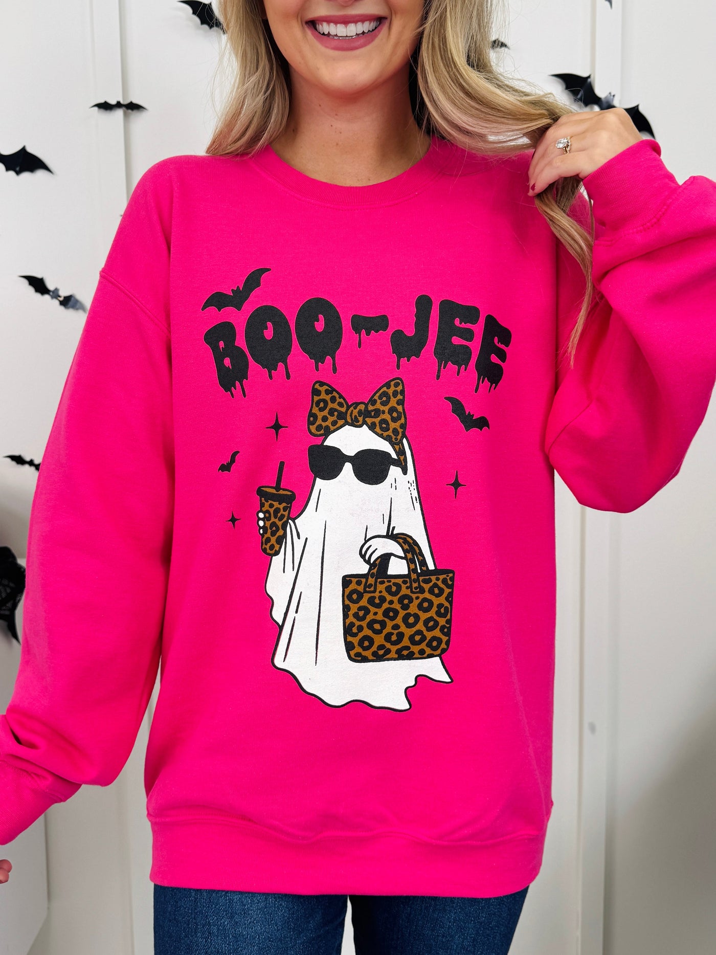 Boo-Jee Graphic Crewneck Sweatshirt-Multiple Colors!