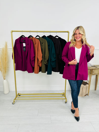 Best Selling Boss Lady Magic Blazer- Multiple Colors!