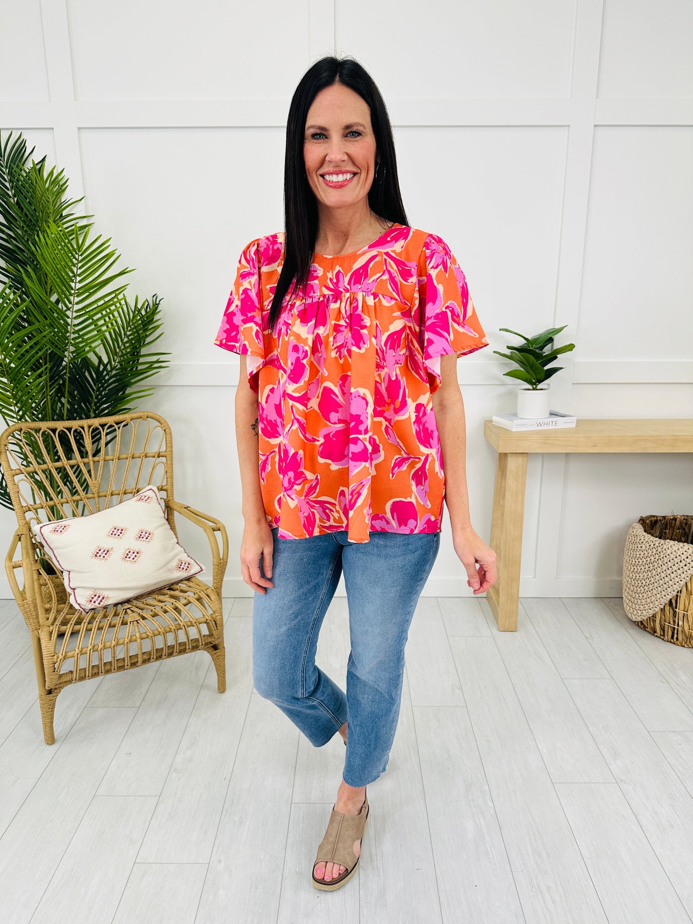 Blooming Sunset Top