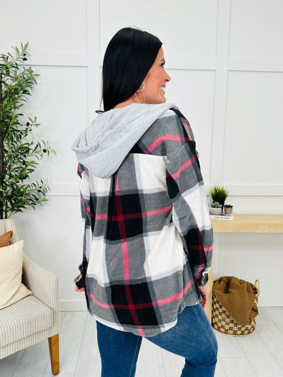 Cabin Whisper Shacket in Black