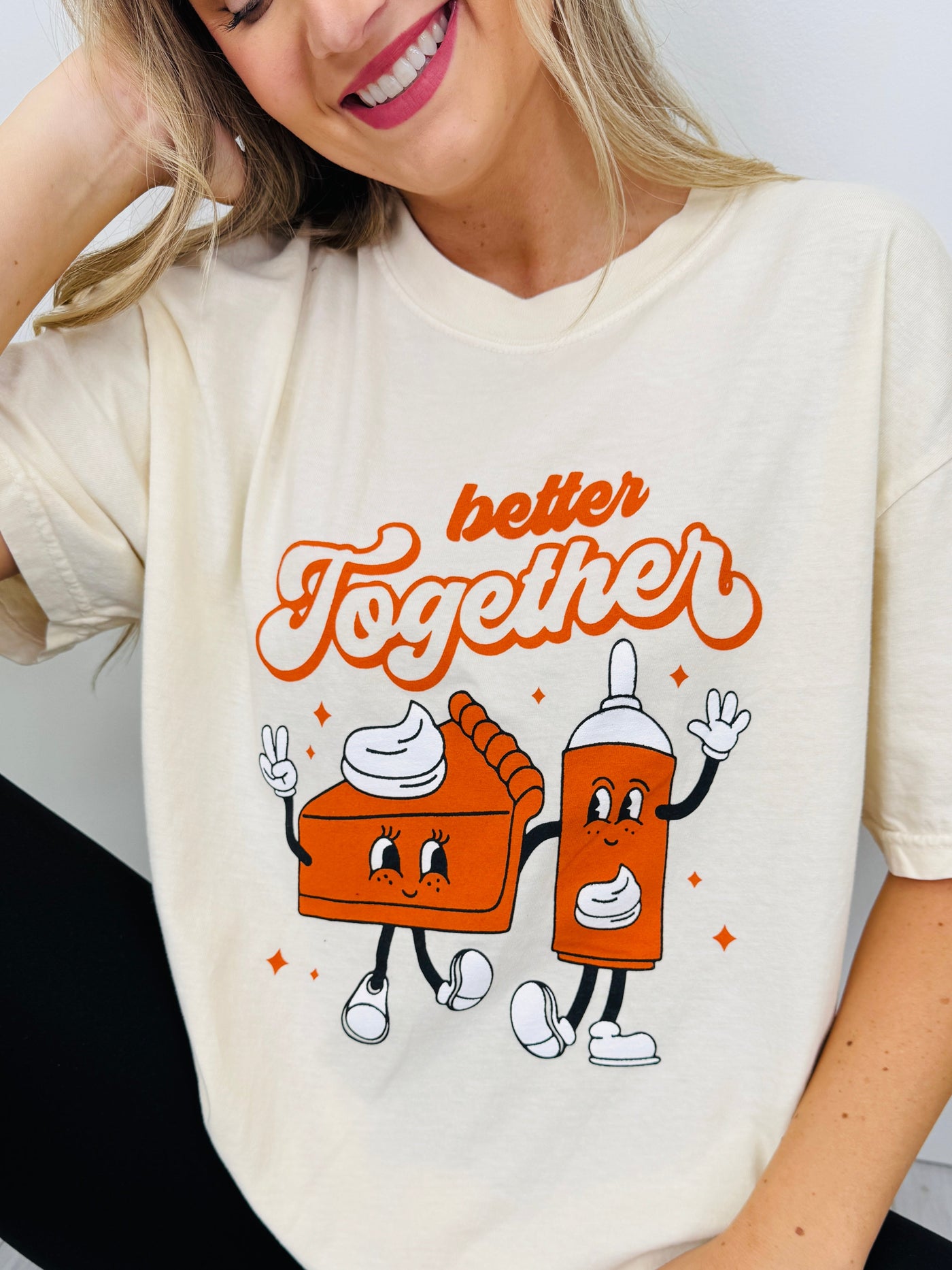 Better Together Like Whip and Pie Graphic Tee
