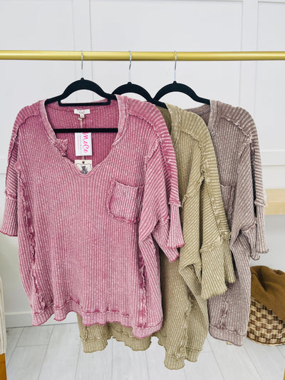 Carefree In Comfort Top- Multiple Colors!