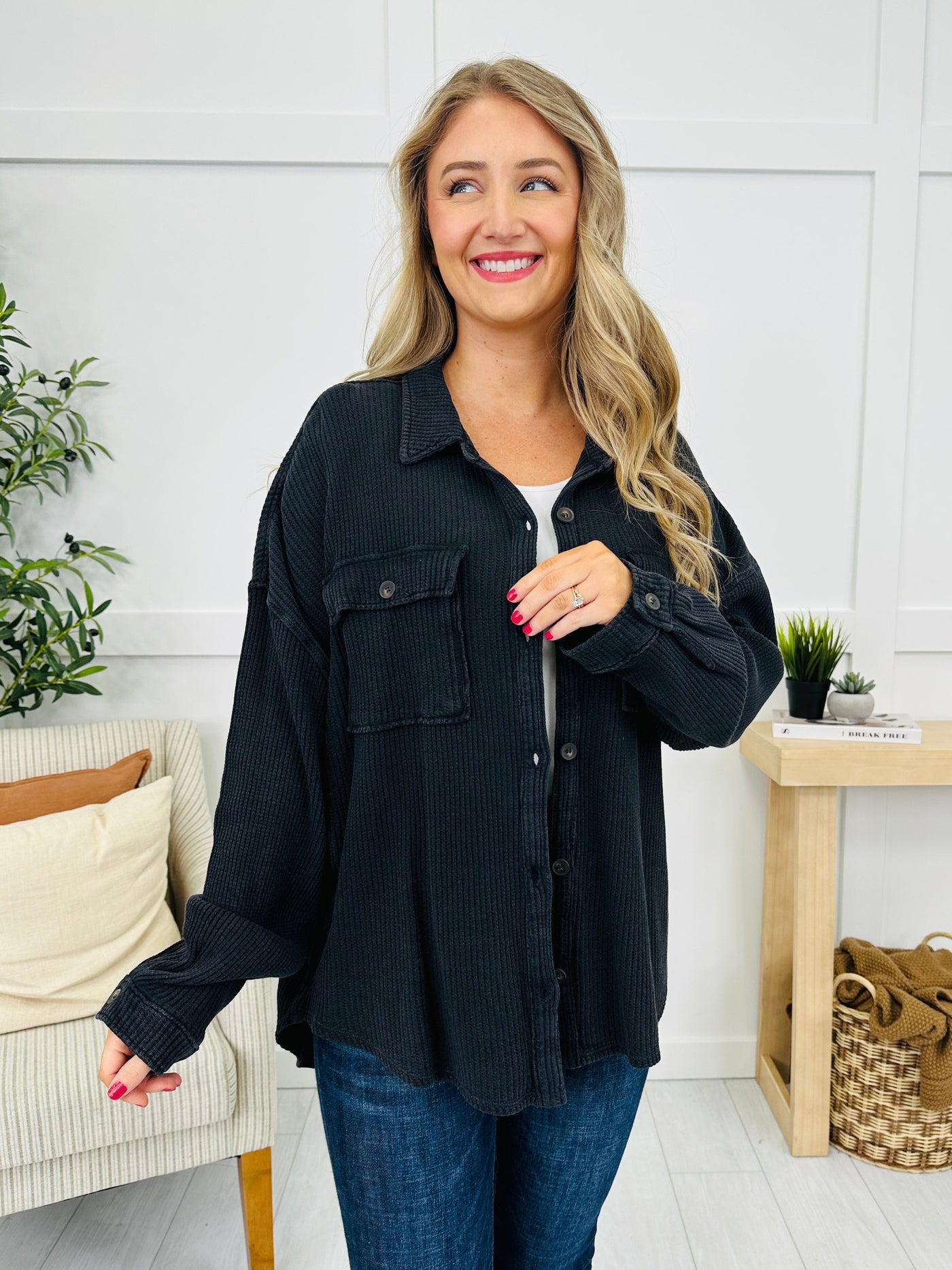 Borrowed Bliss Shacket- Multiple Colors!