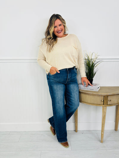 All About You Straight Leg Tummy Control Jeans in Three Inseams
