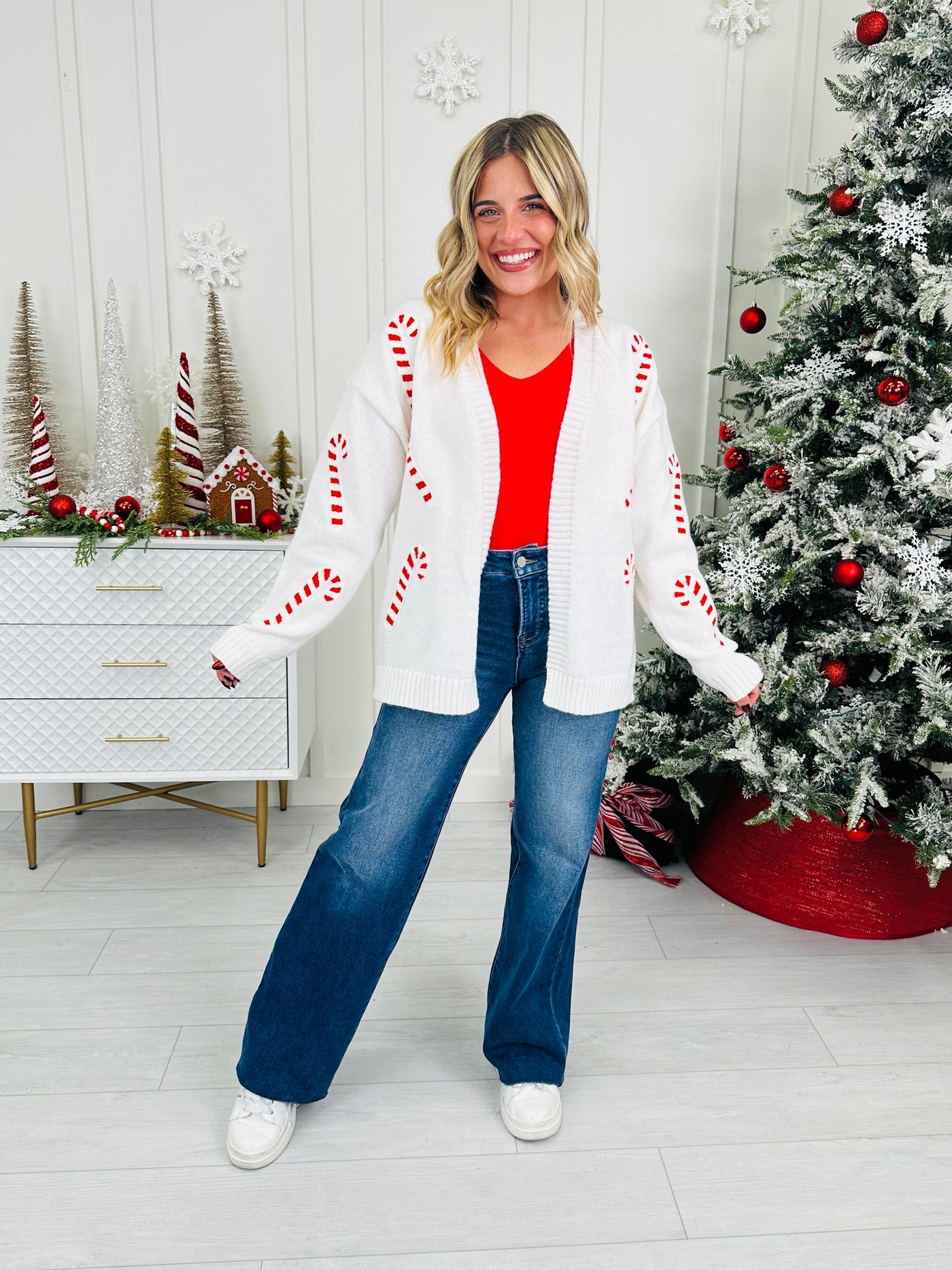 Candy Cane Lane Cardigan