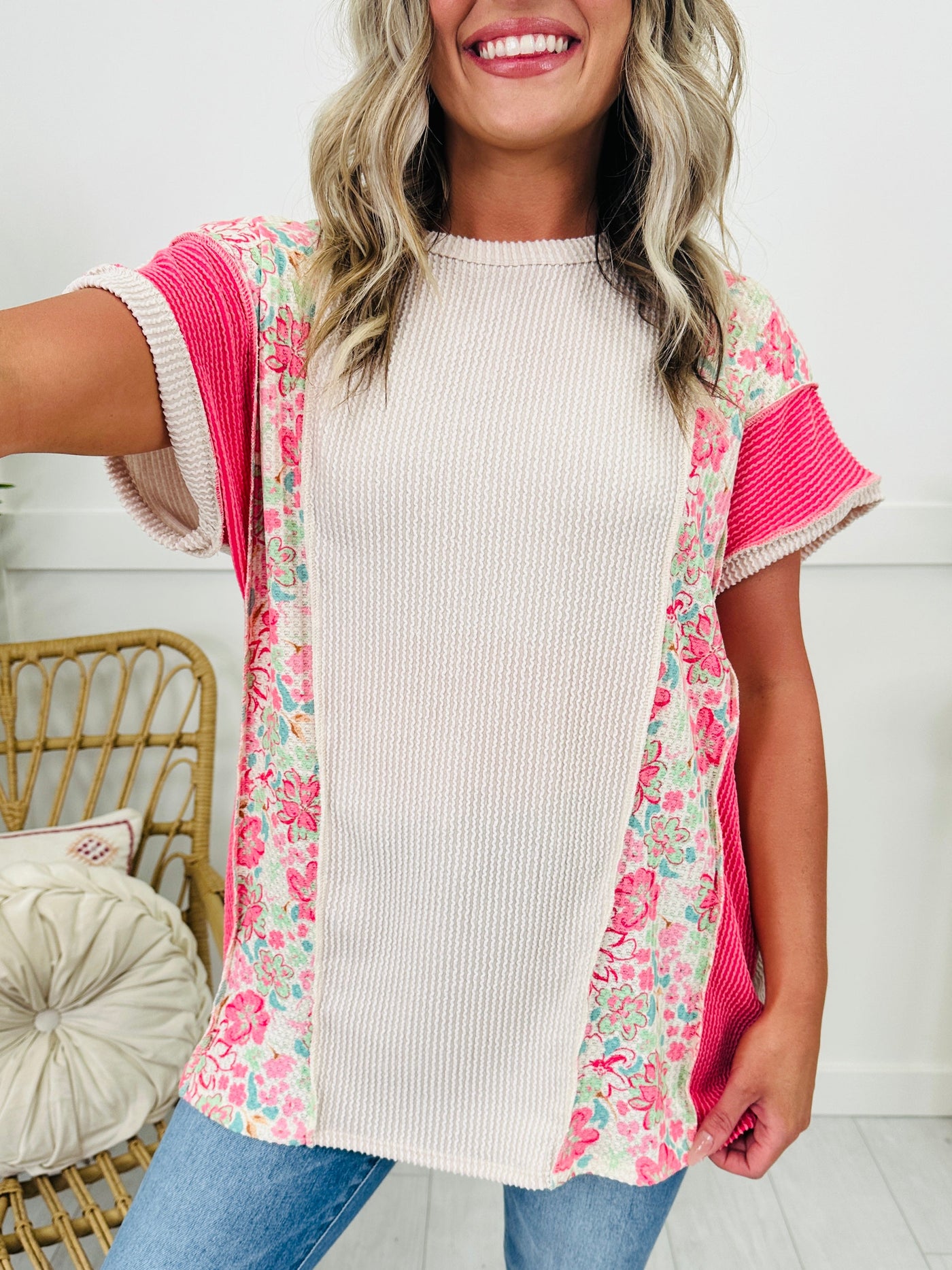 Buy Myself Flowers Top- Multiple Colors!