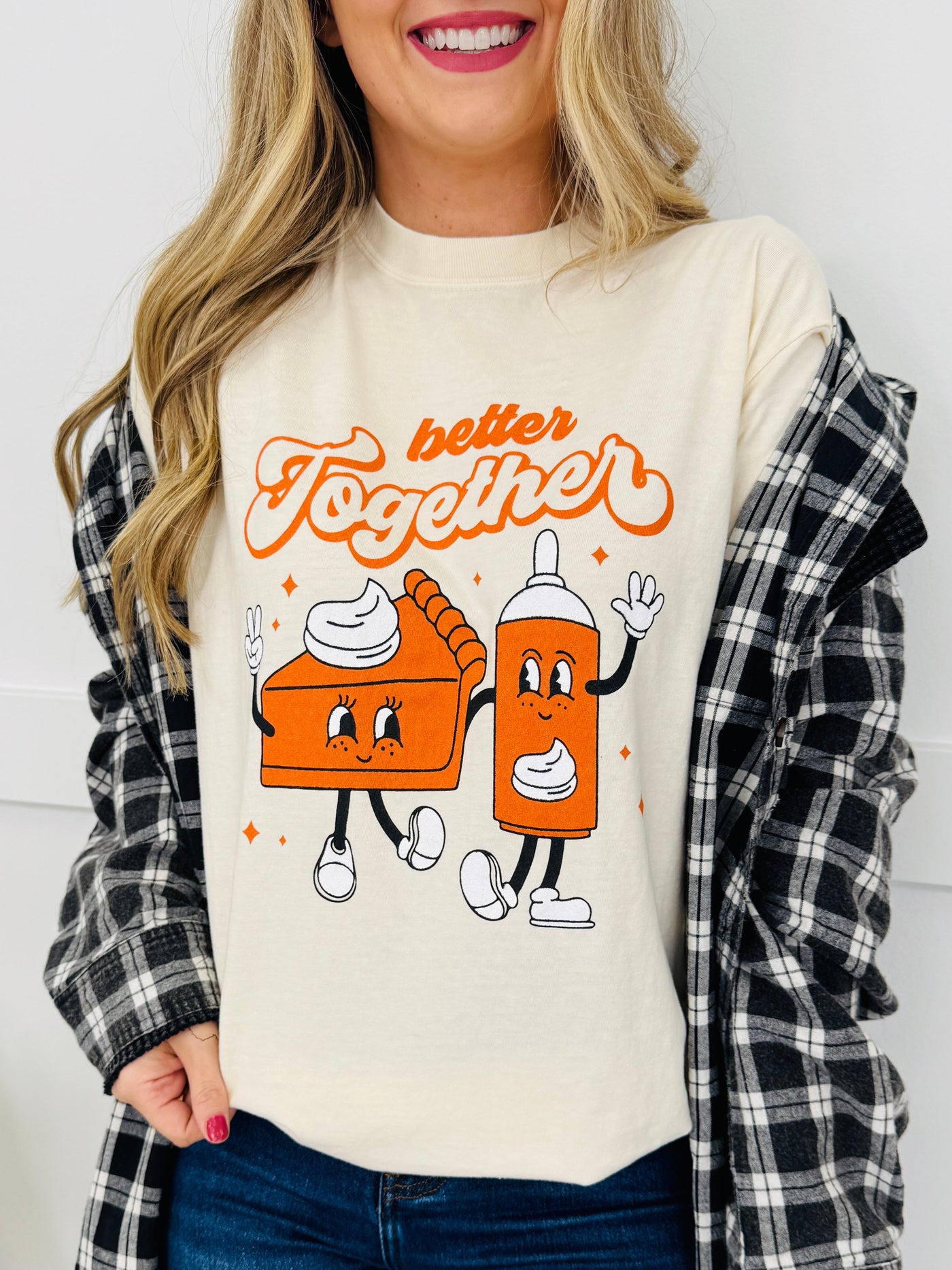 Better Together Like Whip and Pie Graphic Tee