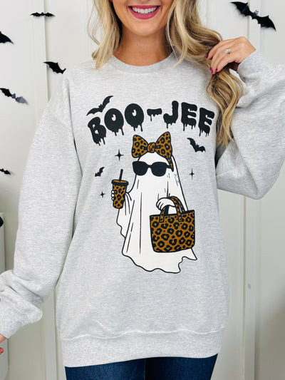 Boo-Jee Graphic Crewneck Sweatshirt-Multiple Colors!