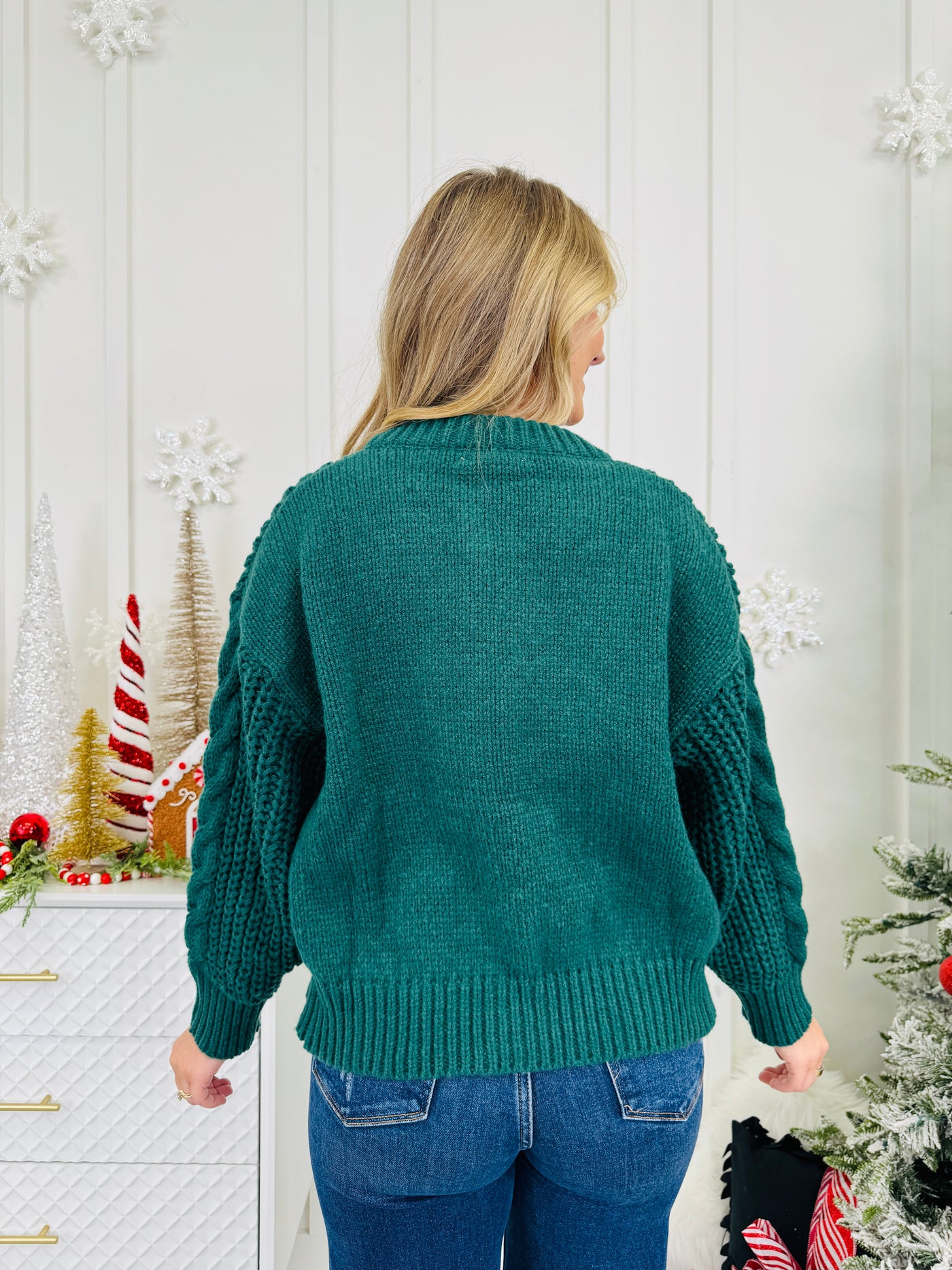 All Buttoned For Cheer Cardigan