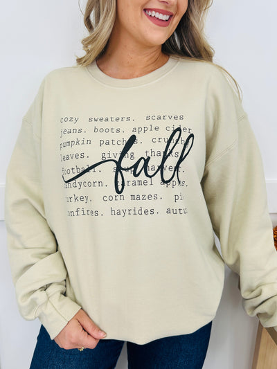 All Things Fall Crewneck Sweatshirt