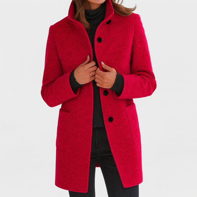 Ava | High Collar Coat