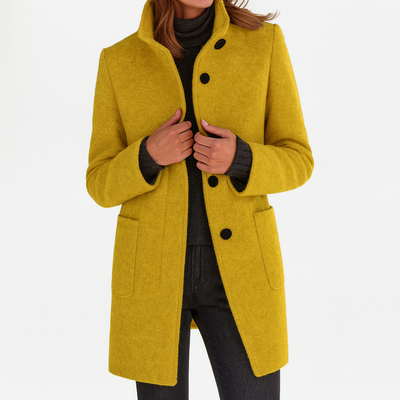 Ava | High Collar Coat