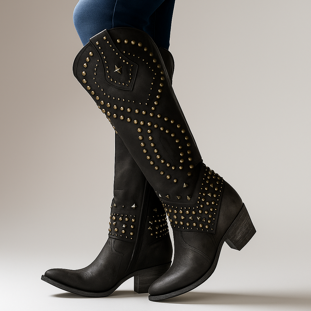 Mia® | Western Knee-High Boots