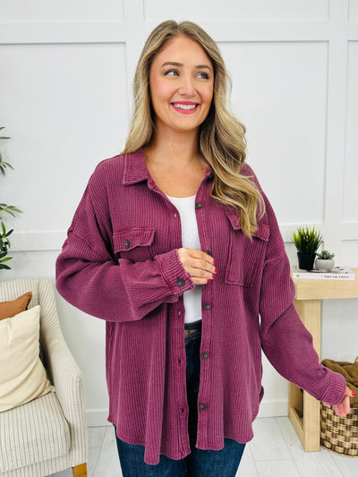 Borrowed Bliss Shacket- Multiple Colors!