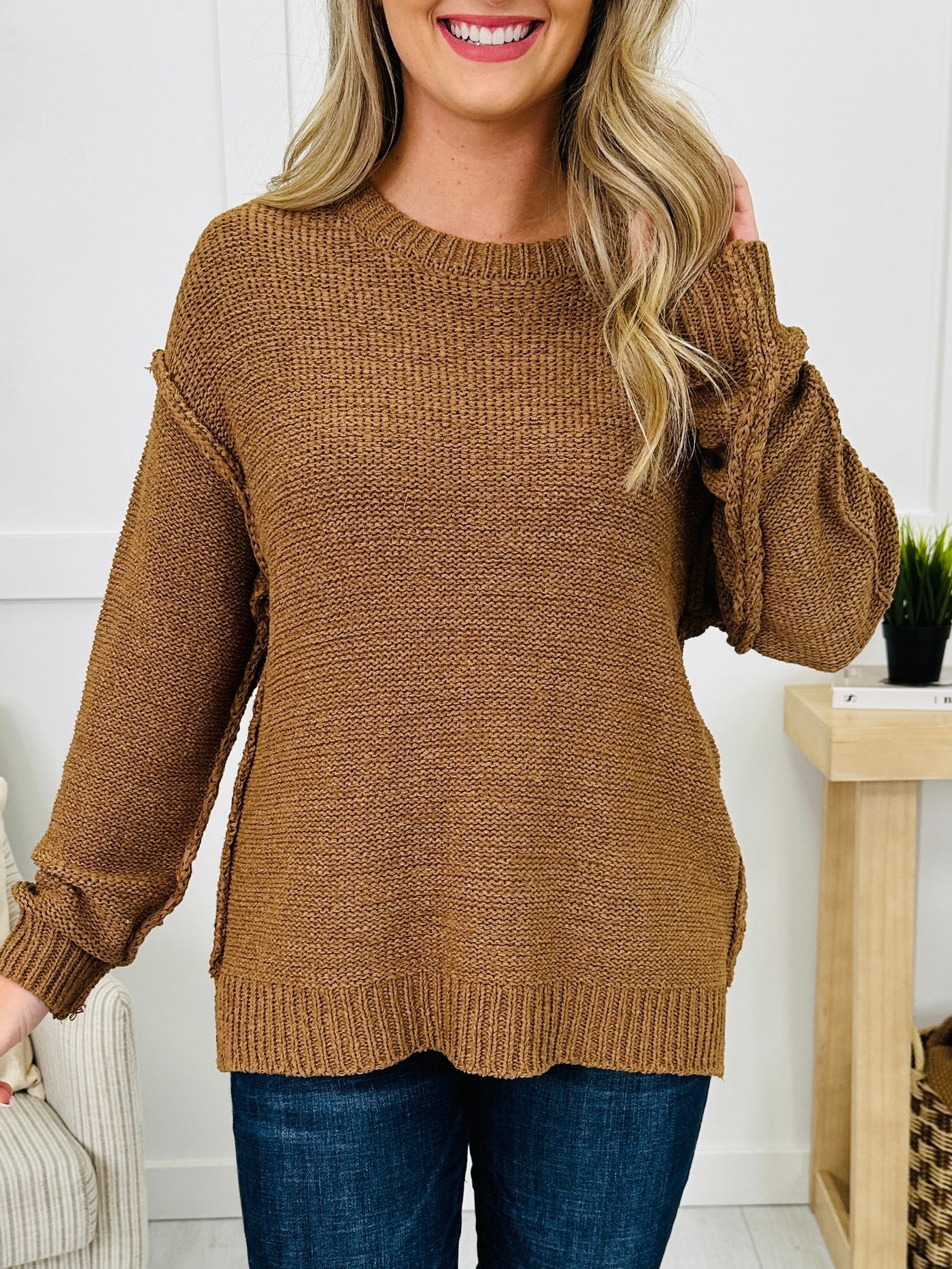 Catch Your Calm Sweater- Multiple Colors!