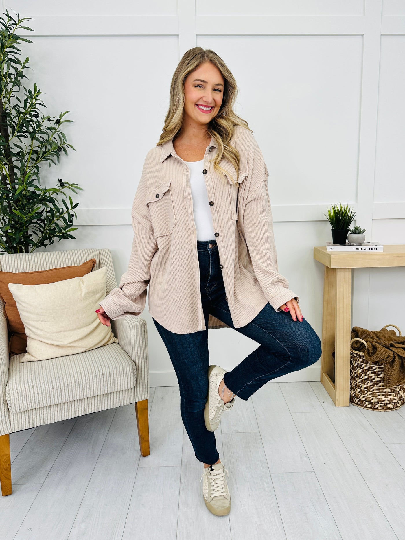 Borrowed Bliss Shacket- Multiple Colors!