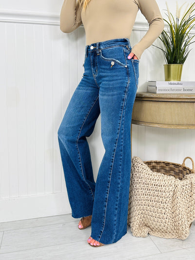 Caught Your Attention Straight Tummy Control Jeans