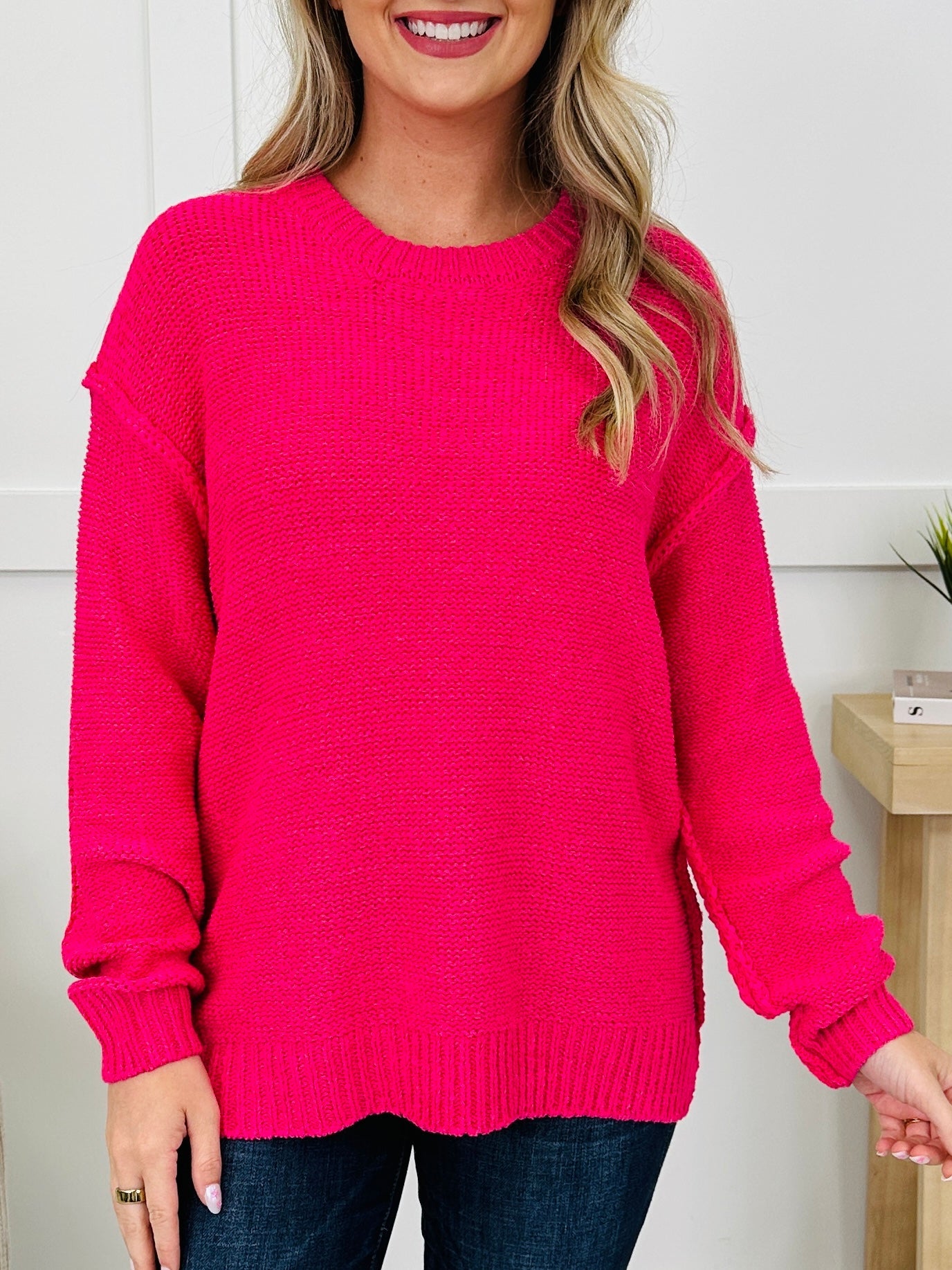 Catch Your Calm Sweater- Multiple Colors!