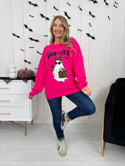 Boo-Jee Graphic Crewneck Sweatshirt-Multiple Colors!