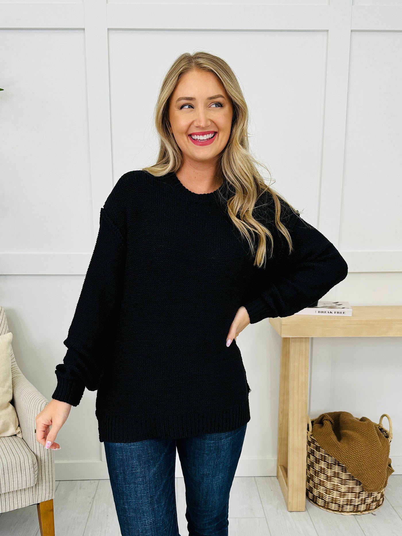 Catch Your Calm Sweater- Multiple Colors!