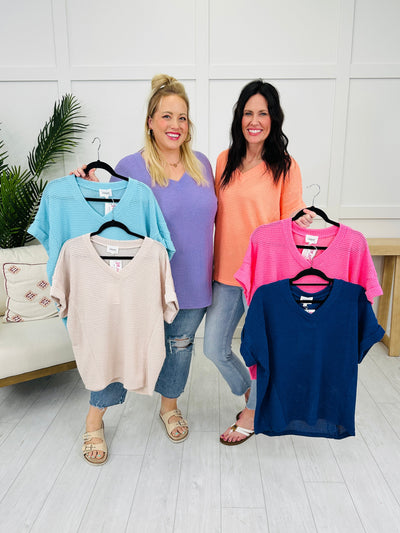 Casual Perfection Top- Multiple Colors!