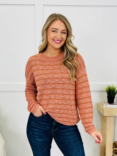 Amber Afternoon Sweater in Terracotta